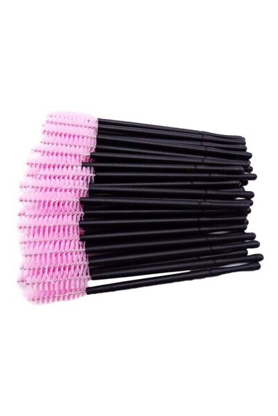 BLOOMING TIME Disposable Eyelash Brush Black/Pink 50PCS