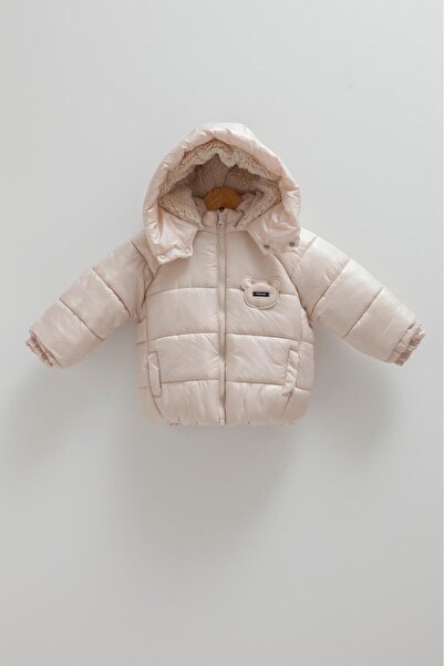 Caramell Welsof Waterproof Coat Inside Baby Boy Coat Beige