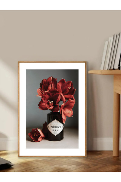 Tuba Decor Tablo dintr-o singură bucată cu rame din lemn pentru sufragerie, s...