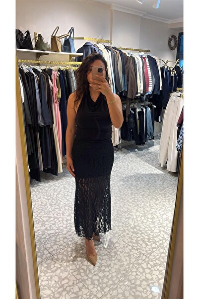 MU&ME BOUTİQUE Skirt Long with Lace