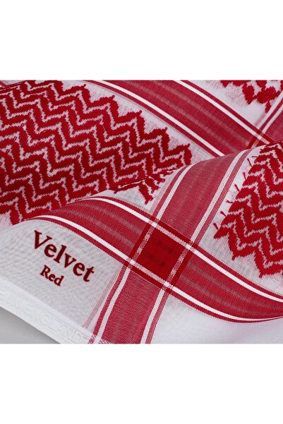 Velvet Men's red and white shemagh