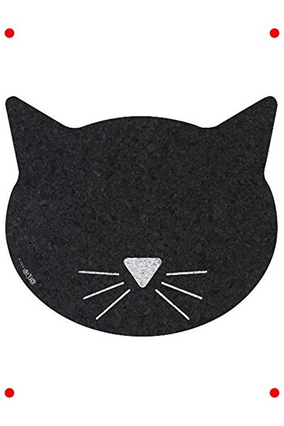 markentegra Cat Face Recycled Rubber Food Mat