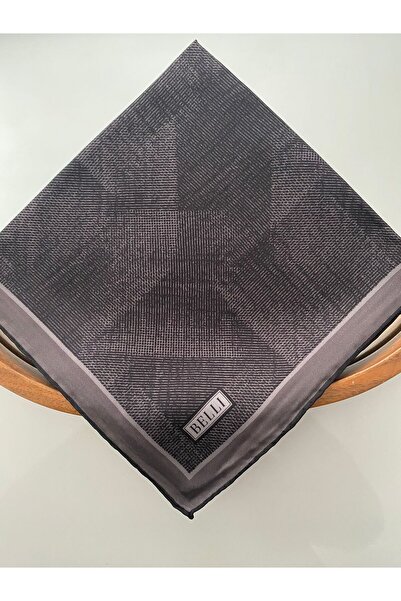 Belli Optical Pattern Twill Silk Scarf