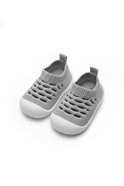 MARSHETTA Baby Orthopedic Soft Non-Slip Sole Breathable Mesh Fabric Black Baby First Step Shoes