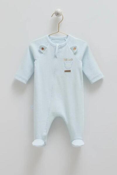 Caramell Hello Forest Blue Baby Boy Romper
