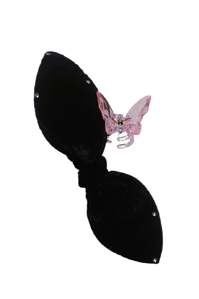 madam shushu Cataramă elastică cu frunze + Cataramă fluture cadou