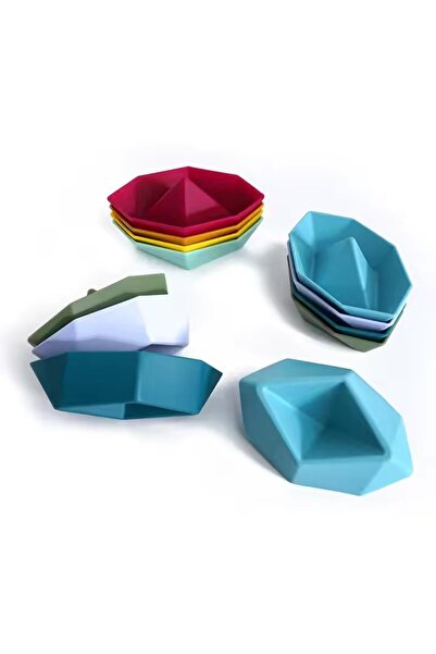 MauMau Children's Teething Toy - Food-Grade Silicone, Multicolor, Ergonomic (0-12 months)