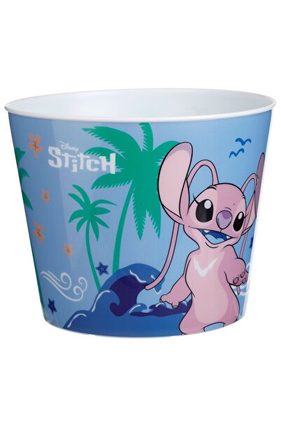 OEM Blue Plastic Snack Cup with Lilo & Stitch Design - 2.4 L