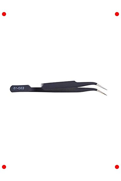 markentegra ملقط مضاد للكهرباء الساكنة ذو طرف منحني