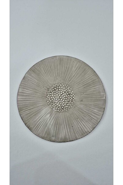 Ayşegül Pehlivan Studio - Antik Dantel Stoneware Seramik Tabak 24 cm