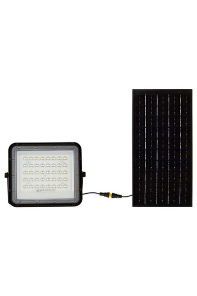 KlaussTech Proiector solar LED puternic, 800lm - Negru