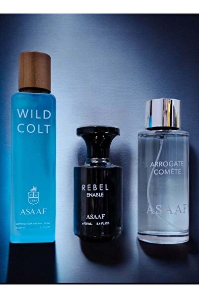 ASAAF Arrogate Comet + Wild Cult + Rebel Enable perfume set by Assaf Eau de Parfum
