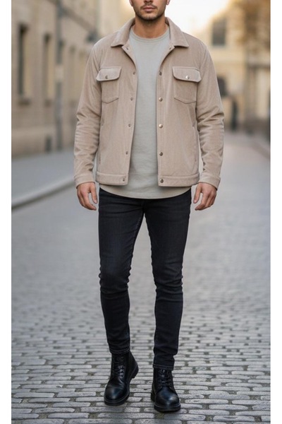 ROTA EXPORT KADİFE ÇITÇITLI CEKET