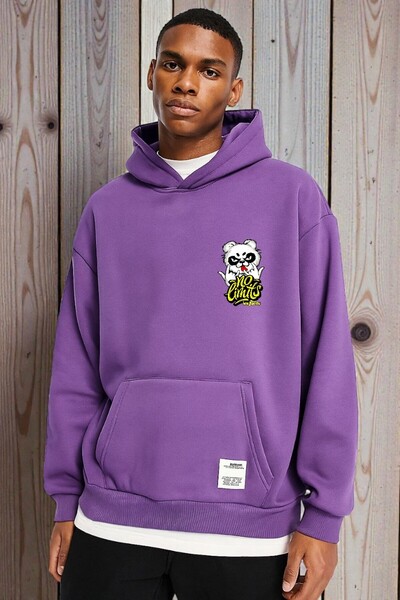 FG KONNİCHİWA Rock Roll Panda Panda Men Women Hooded Cosplay Gojo Satoru Sweatshirt