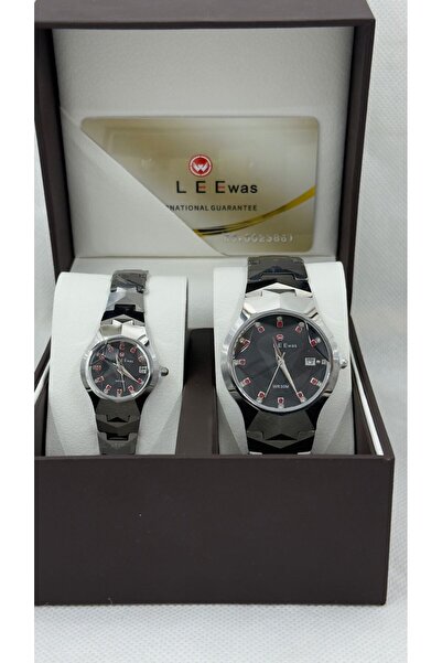 LE Ewas Men's and women's watch set