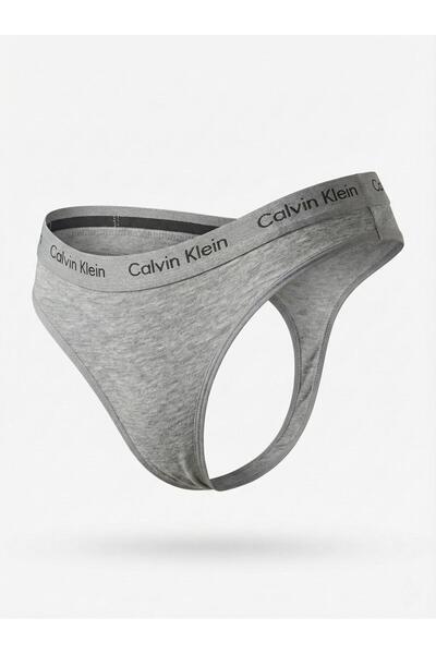 Calvin Klein Set of 5 logo thong panties, Multicolor, XL