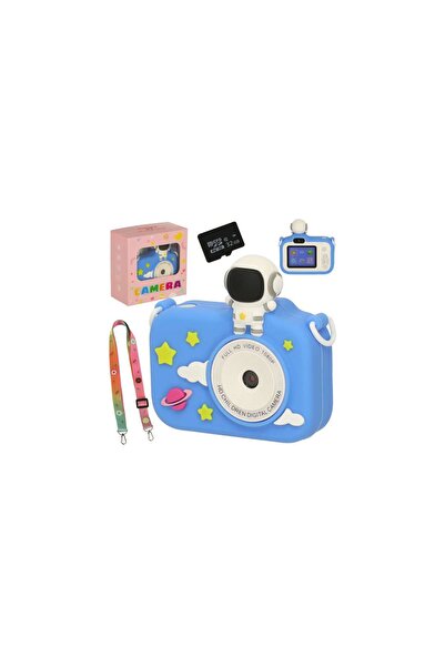 Three top online Aparat foto digital pentru copii, jucărie + card de 32 GB, astronaut albastru