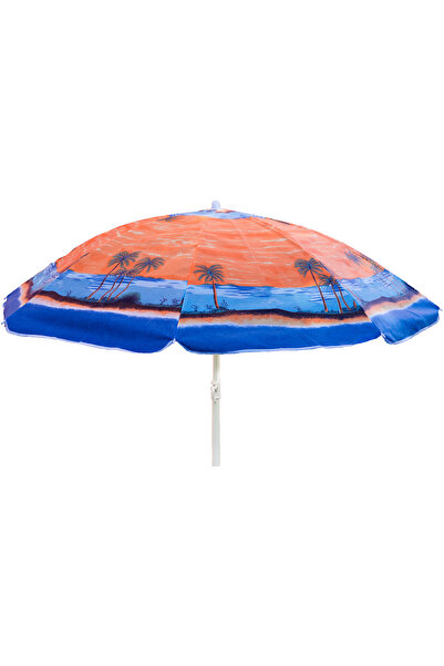 KlaussTech Umbrelă de plajă rotundă, material TNT, D180 multicoloră