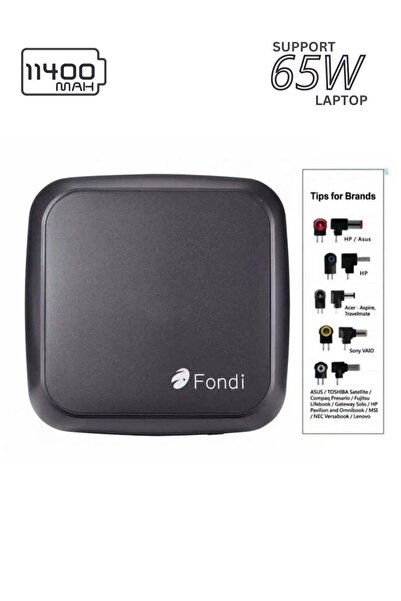 genernic باور بانك فوندي ميجا باور بوكس 11400 مللي أمبير/ساعة FP1104S لأجهزة الكمبيوتر المحمولة من إتش بي | سوني | أسوس | أيسر