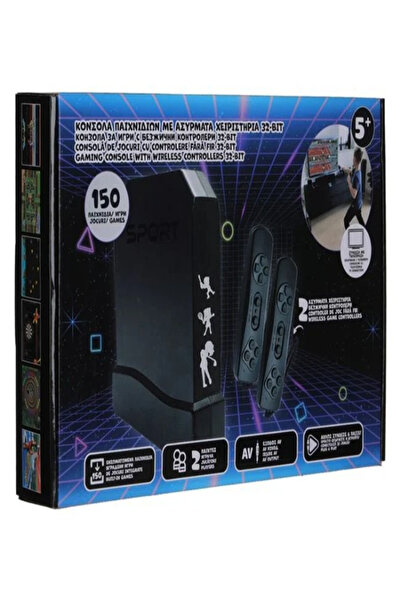 OEM 32 Bit TV Console with 150 Games and 2 Wireless Controllers, AV, HD