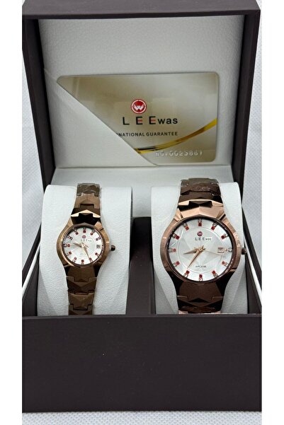 LE Ewas Men's and women's watch set