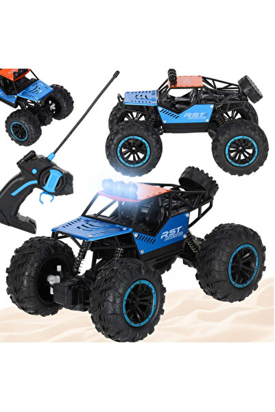 Velixo Mașină RC 4x4 off-road, anvelope mari, amortizoare, LED, 2.4GHz, bater...