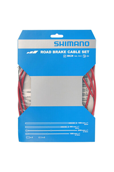 Shimano Brake Cable Set PTFE Road Red