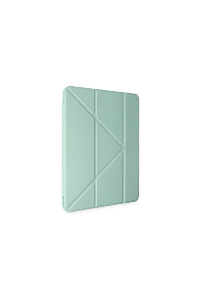 ceppark حافظة Newface iPad Pro 11 (2024) حافظة تابلت مارس مع حامل قلم - أخضر فاتح