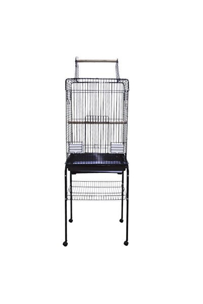 Bird's Bird cage stand made of metal