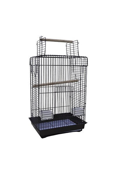 Bird's Bird cage stand made of metal