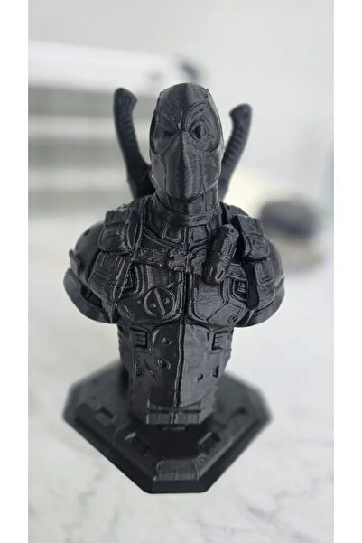 3DPROGA Deadpool 3D Baskı Dekoratif Biblo – 12 cm Masa Üstü Figür