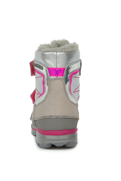 D.D.step girls' fur-lined apres-ski boots, leather F651-982B