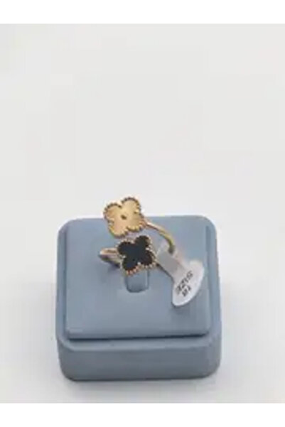 staınless steel Four Leaf Clover Ring