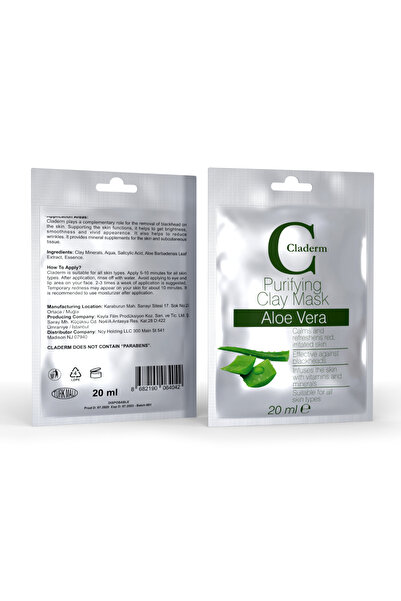 Viola Aloe vera face mask