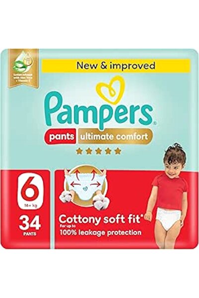 Pampers بنطلون بريميوم كير ألتيميت كومفورت مقاس 6 34S