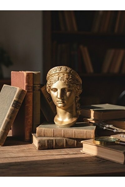 ZEROXO Antik Yunan Heykeli Gold– Dekoratif Mini Obje, Figür | Mitolojik Sanat...