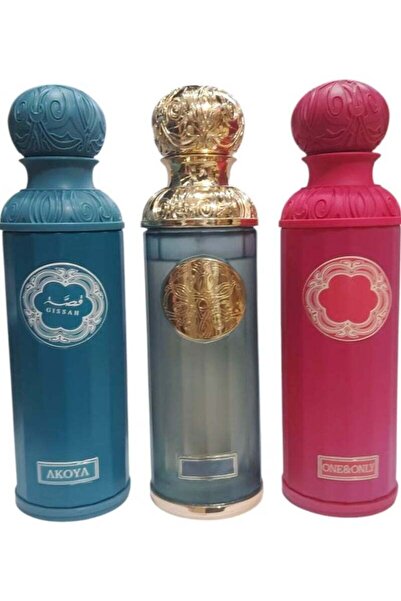 GISSAH The luxurious Qissa Collection with distinctive and wonderful fragrances, 3 pieces * 200ml