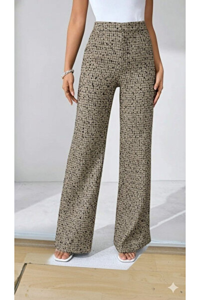 TUA MODA Tua Moda Women's High Waist Wide Woven Trousers