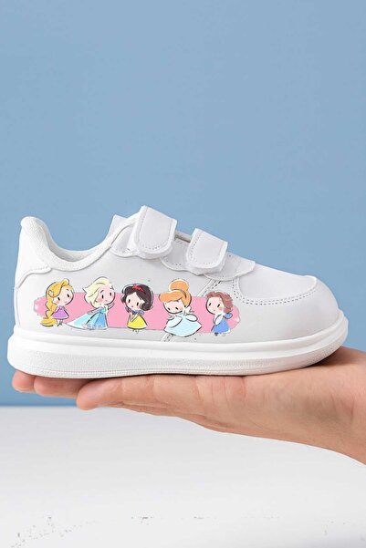 lias desing Princess and Princes Printed Female Child Sport Shoes Sneaker