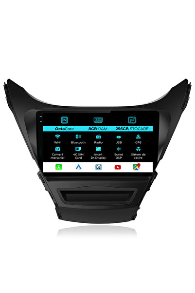 NavStore Dedicated Navigation Hyundai Elantra (2010-2016), 2K, 8Gb Ram, 256Gb Storage, Carplay