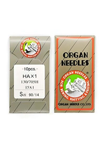 ORGAN NEEDLES إبر ماكينة الخياطة المنزلية HA 90/14 - عبوة من 10 قطع