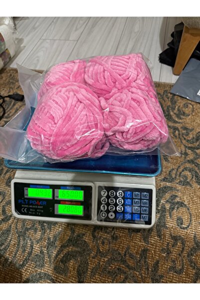 SÜSLÜTASARIM Himalaya kalın kadife ip (334 gram) pembe