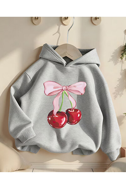 CACTUS COLLECTION Hooded Sweatshirt Unisex 3 Thread Cotton Cherry