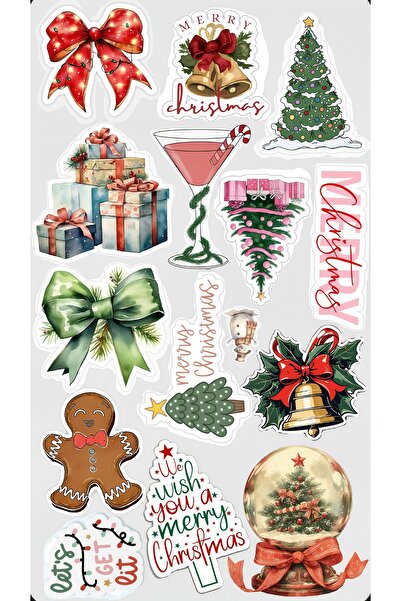 Limitless Design مجموعة ملصقات بمناسبة العام الجديد - تصميم متنوع لعيد الميلا...