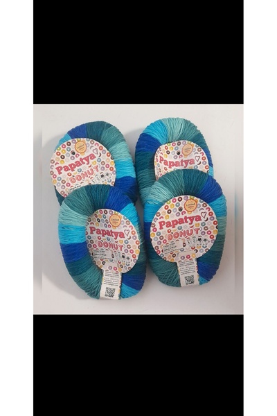 bi ters bi düz Papatya Donut İp (130 Gr. - 198 Meters)
