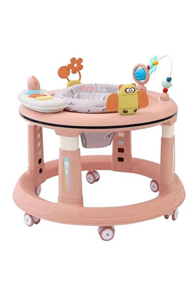 SMART CHILD مشاية أطفال دائرية مع ألعاب تفاعلية، تصميم مريح وآمن