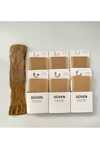 DÜVEN 6-пакет десет чифта удобни памучни къси чорапи с нос