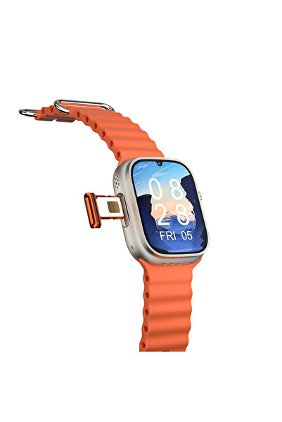 Generic Ultra Smartwatch 5G SIM WiFi Dual Camera – 5G Network, SIM Card Slot, HD Screen, Multi-Function