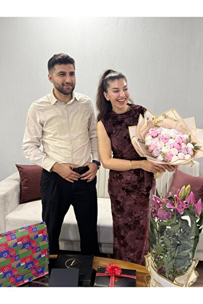 cloudhome Kiz isteme çiçeği tanışma söz şakayık buketi 51 adet