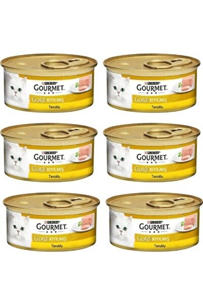 Gourmet Gold Kıyılmış Tavuklu Kedi Konservesi 85 gr x 6 Adet